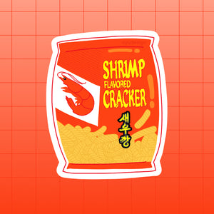 Shrimp Chips Sticker