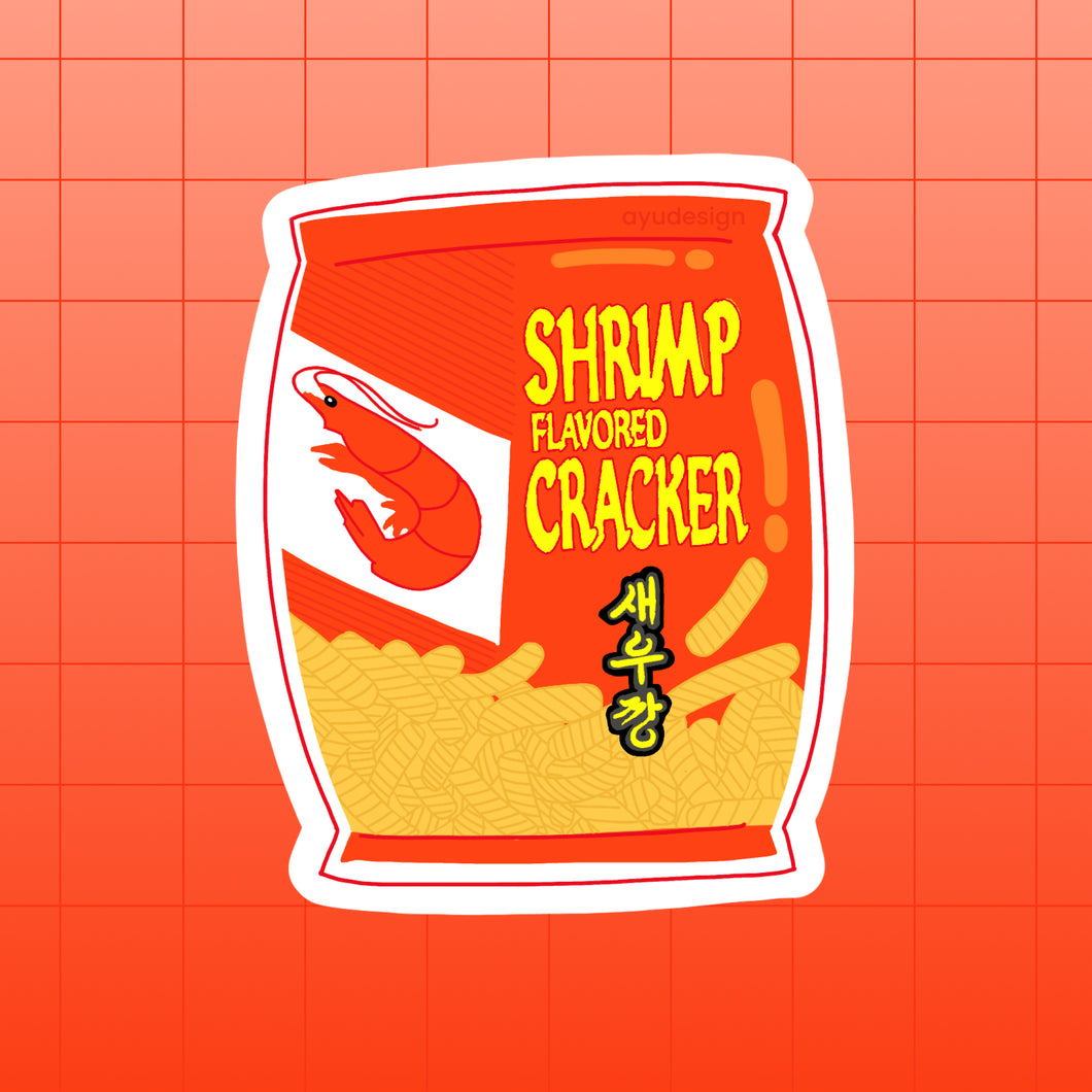 Shrimp Chips Sticker