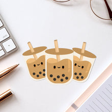 Load image into Gallery viewer, Milk Tea Bubble Tea Sticker / Magnet
