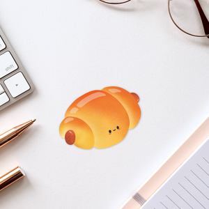 Hk Hotdog Bun Sticker / Magnet