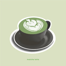 Load image into Gallery viewer, Matcha Latte Sticker
