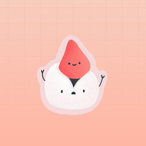 Strawberry Mochi (Daifuku) sticker